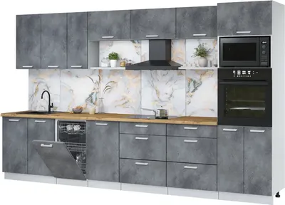 

Кухонный гарнитур, Мила Лайт 3.5-ПМ3