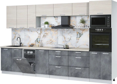 

Кухонный гарнитур, Мила Лайт 3.5-ПМ3