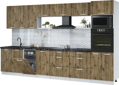 

Кухонный гарнитур, Мила Лайт 3.5-ПМ3