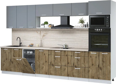 

Кухонный гарнитур, Мила Лайт 3.5-ПМ3