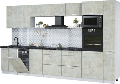 

Кухонный гарнитур, Мила Лайт 3.6-ПМ3