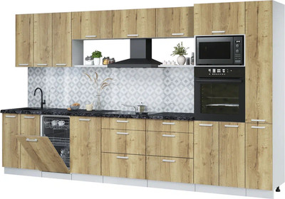 

Кухонный гарнитур, Мила Лайт 3.6-ПМ3