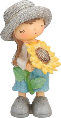 Статуэтка Andrea Fontebasso Vogue Bimbi Девочка с подсолнухом VG9STD52484 - 