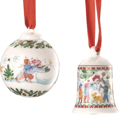 

Набор елочных игрушек, Christmas games Шар и Колокольчик / 02480-727496-28620