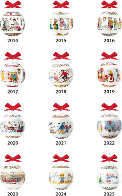 Набор шаров новогодних Hutschenreuther Special Edition 40th anniversary / 02252-727514-28743 - 