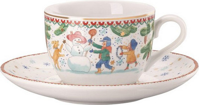 Чашка с блюдцем Hutschenreuther Christmas games / 02476-727496-14765 -