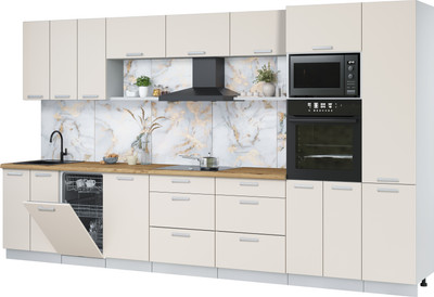 

Кухонный гарнитур, Мила Лайт 3.7-ПМ3