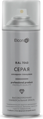 Эмаль Elcon Универсальная Алкидная RAL 7040 глянцевый - 
