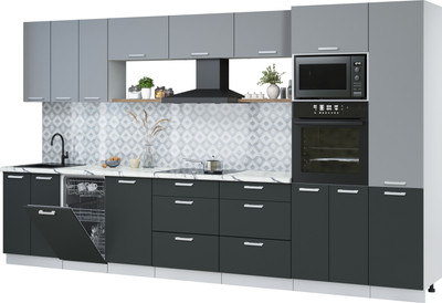 

Кухонный гарнитур, Мила Лайт 3.7-ПМ3