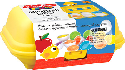 Сортер Baby Toys Овощи и фрукты Яйца / 70083 (6шт) -