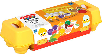 Сортер Baby Toys Овощи и фрукты Яйца / 70081 (12шт) -