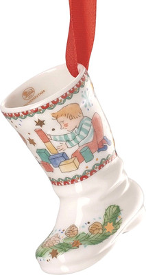 Елочная игрушка Hutschenreuther Christmas games Сапожок. Кубики / 02249-727502-27829  - 