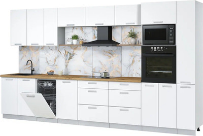 

Кухонный гарнитур, Мила Лайт 3.8-ПМ3