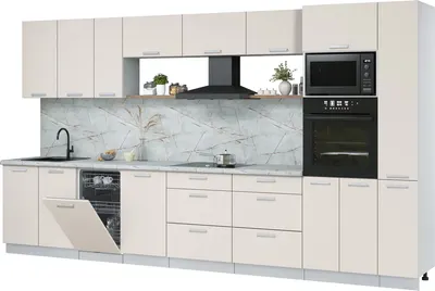 

Кухонный гарнитур, Мила Лайт 3.8-ПМ3