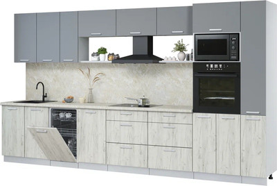 

Кухонный гарнитур, Мила Лайт 3.8-ПМ3