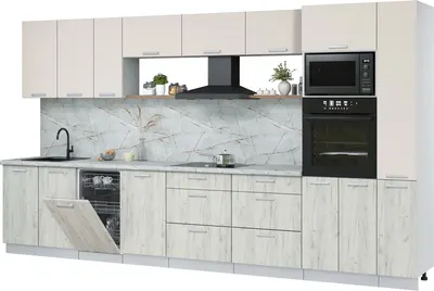 

Кухонный гарнитур, Мила Лайт 3.8-ПМ3