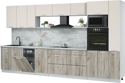 

Кухонный гарнитур, Мила Лайт 3.8-ПМ3