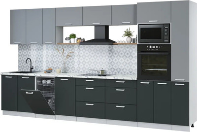 

Кухонный гарнитур, Мила Лайт 3.8-ПМ3