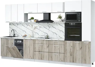 

Кухонный гарнитур, Мила Лайт 3.6-ПМ3