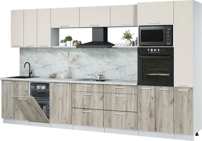 

Кухонный гарнитур, Мила Лайт 3.6-ПМ3