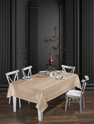 Скатерть DO&CO Verona 160x220 / 12310 (капучино) - 