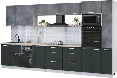 

Кухонный гарнитур, Мила Лайт 3.8-ПМ3