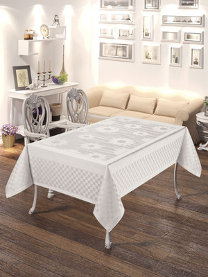 Скатерть DO&CO Prizma 160х220 / 12366 (белый) - 