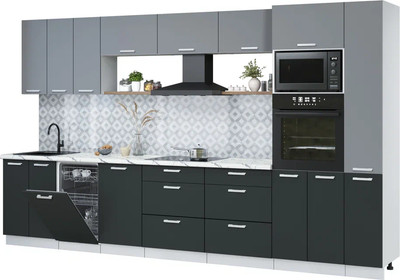 

Кухонный гарнитур, Мила Лайт 3.6-ПМ3