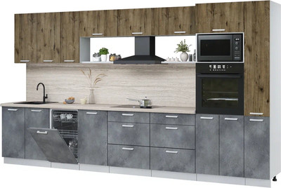 

Кухонный гарнитур, Мила Лайт 3.8-ПМ3