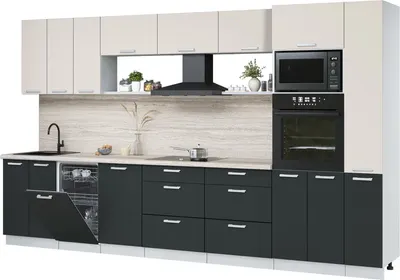 

Кухонный гарнитур, Мила Лайт 3.6-ПМ3