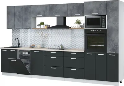 

Кухонный гарнитур, Мила Лайт 3.6-ПМ3