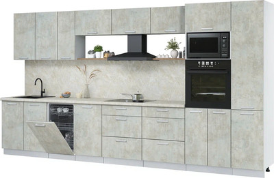 

Кухонный гарнитур, Мила Лайт 3.9-ПМ3