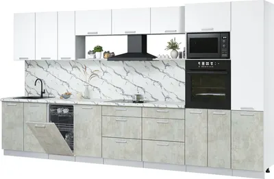 

Кухонный гарнитур, Мила Лайт 3.9-ПМ3