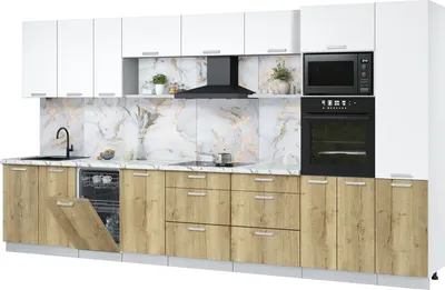 

Кухонный гарнитур, Мила Лайт 3.9-ПМ3