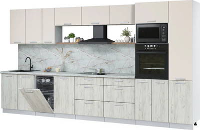 

Кухонный гарнитур, Мила Лайт 3.9-ПМ3