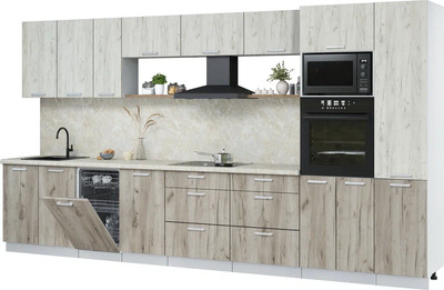 

Кухонный гарнитур, Мила Лайт 3.9-ПМ3