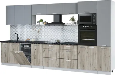 

Кухонный гарнитур, Мила Лайт 3.9-ПМ3