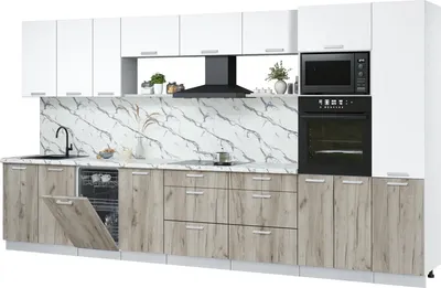 

Кухонный гарнитур, Мила Лайт 3.9-ПМ3