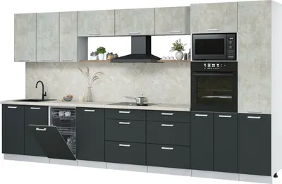 

Кухонный гарнитур, Мила Лайт 3.9-ПМ3