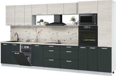 

Кухонный гарнитур, Мила Лайт 3.9-ПМ3