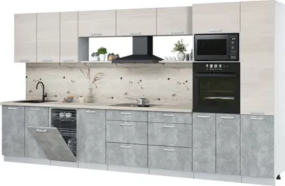 

Кухонный гарнитур, Мила Лайт 3.9-ПМ3