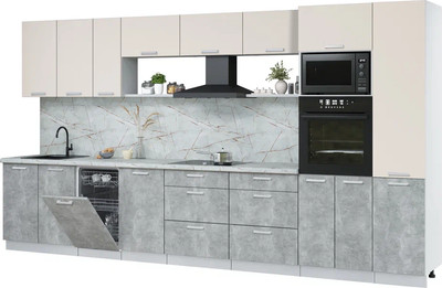 

Кухонный гарнитур, Мила Лайт 3.9-ПМ3