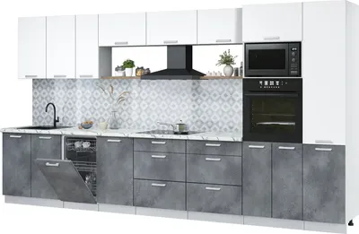 

Кухонный гарнитур, Мила Лайт 3.9-ПМ3