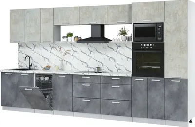 

Кухонный гарнитур, Мила Лайт 3.9-ПМ3