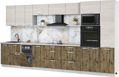 

Кухонный гарнитур, Мила Лайт 3.9-ПМ3