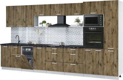 

Кухонный гарнитур, Мила Лайт 3.9-ПМ3