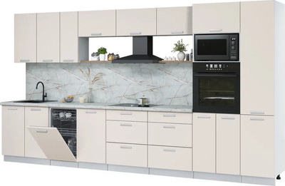 

Кухонный гарнитур, Мила Лайт 3.9-ПМ3