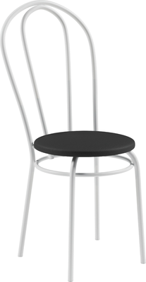 Стул Mio Tesoro Тюльпан (черный/белый) -