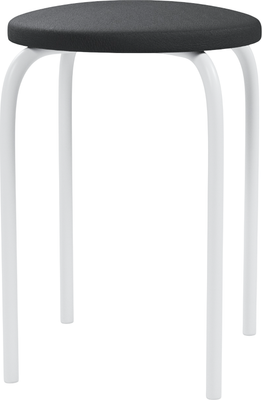 Табурет Mio Tesoro Чико (черный/белый) -