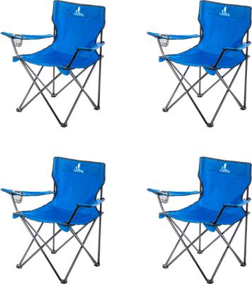 Комплект кресел складных Coyote HKC-1001A (4шт, синий) - 